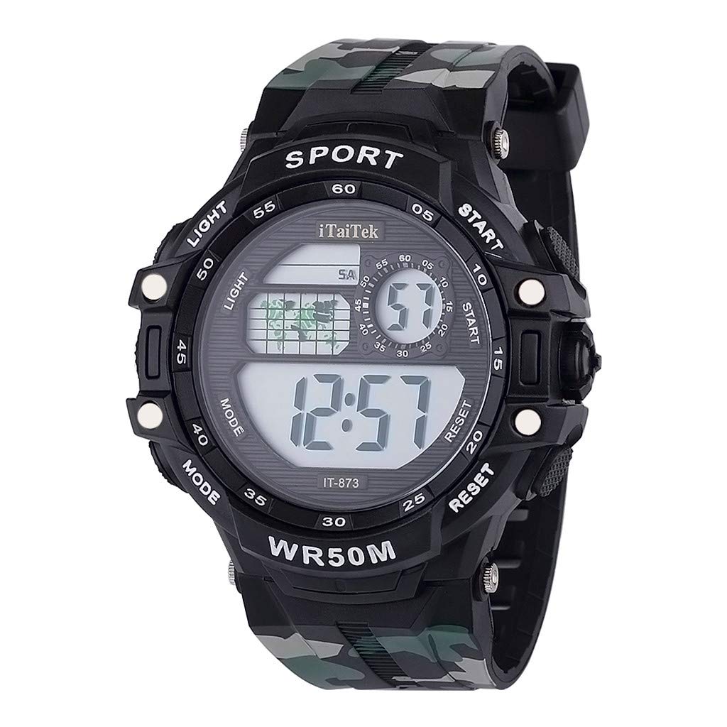 Waterproof Sports Watch with Luminous Display - Multi-Function Digital Electronic Watch for Men & Women - Perfect for Running, Swimming, and Outdoor Activities