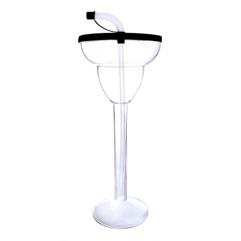 BarConic® 24 oz Margarita Party Yard Glass - Large Cocktail Glasses for Margaritas, Mojitos & Frozen Drinks - Perfect for Summer BBQs, Pool Parties & Outdoor Entertaining