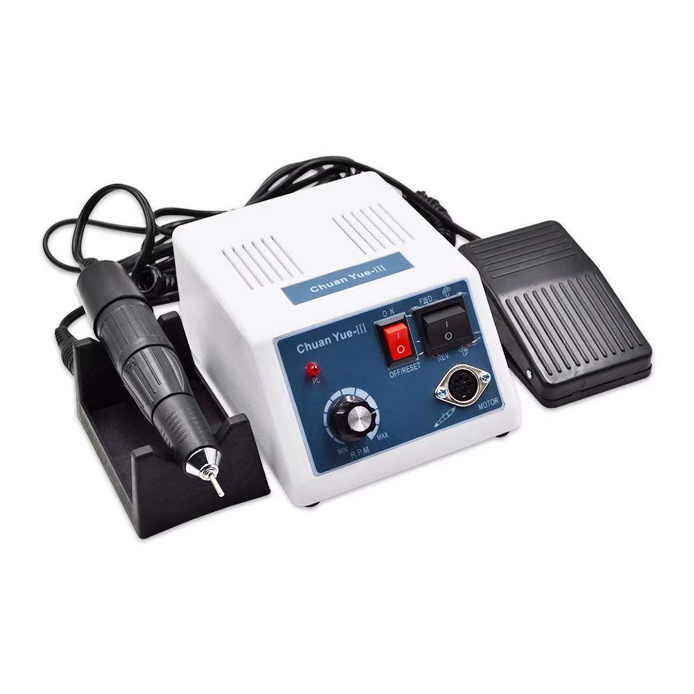 Dental Lab Equipment E-Type Micromotor with Carbon Brush - High Precision Micro Motor for Crown, Bridge & Denture Adjustments