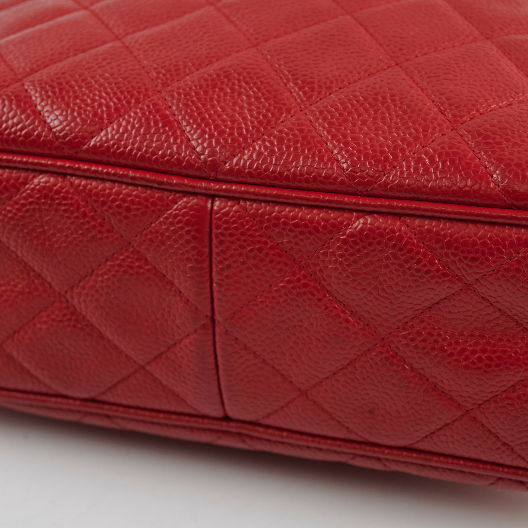 Chanel Camera Red Caviar Leather Crossbody Bag - Series 2 | Luxury Designer Handbag for Women, Perfect for Date Night & Special Occasions