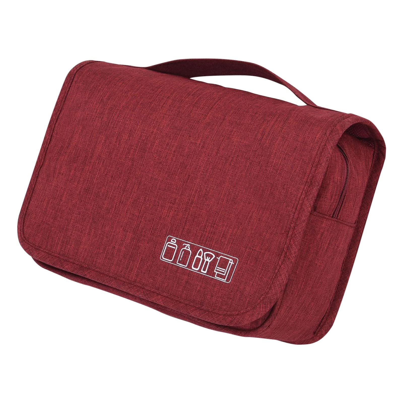 Celendi Waterproof Hanging Toiletry Bag for Travel - Large Capacity Zippered Makeup Organizer with Frosted Finish | Perfect for Camping, Gym & Vacation