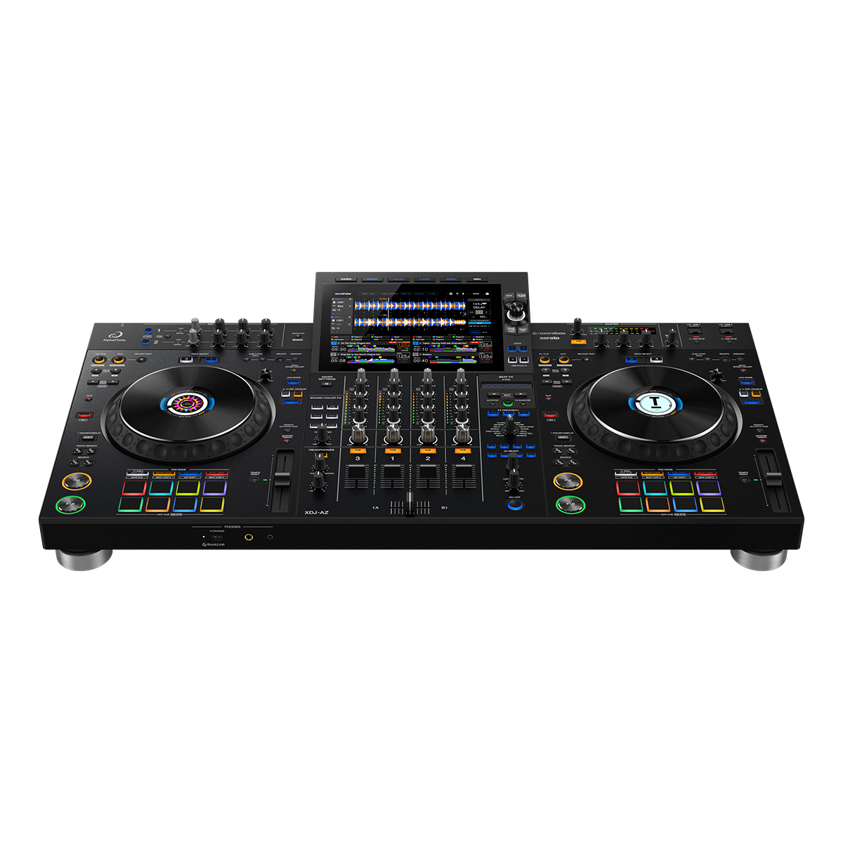 AlphaTheta XDJ AZ 4-Deck All-in-One Professional DJ System for Clubs, Parties & Live Performances - Perfect for DJs, Music Producers & Event Planners