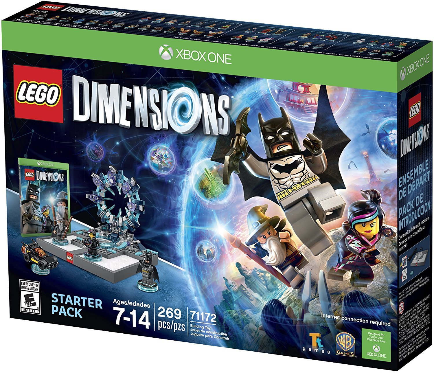 LEGO Dimensions Starter Pack for Xbox One - Build & Play Adventure Game with Mini Figures - Perfect for Family Game Nights & Kids Entertainment