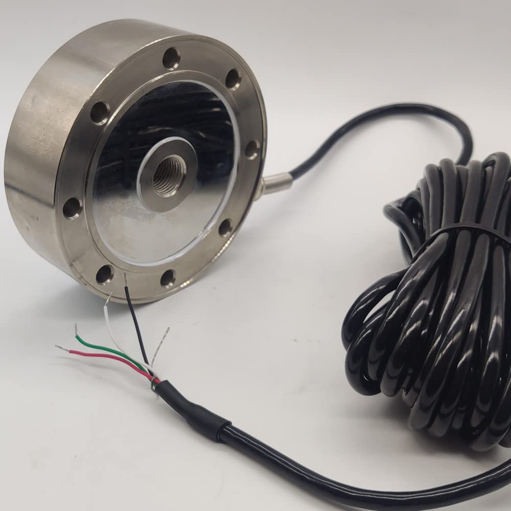 1 Ton Spoke Weighing Load Cell Sensor - 1000kg Pull Pressure Force Module for Crane, Hopper Scale & Track Tester | Industrial Weighing & Force Measurement Applications
