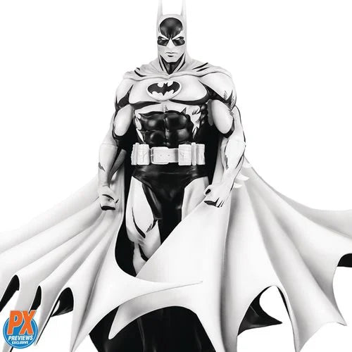 Batman Black and White Version 1:8 Scale Statue - SDCC 2024 Previews Exclusive Collectible Figure for DC Comics Fans & Home Display
