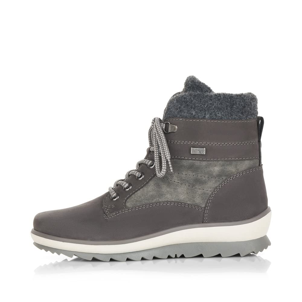 Remonte Women's Waterproof Winter Snow Boots - Insulated Warm Ankle Boots for Cold Weather, Hiking & Outdoor Activities
