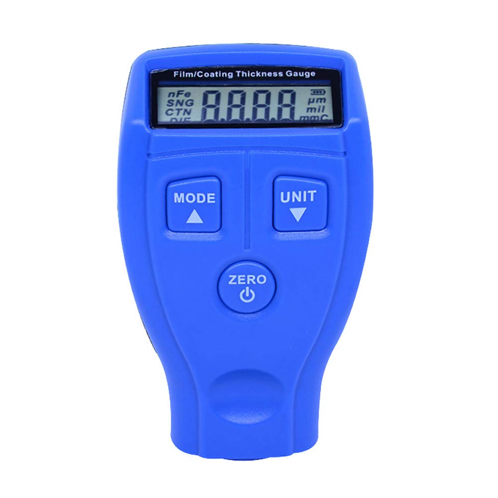 Digital Coating Thickness Gauge 0-1.80mm - Portable Paint Meter with LCD Display for Automotive, Metal & Wood - Perfect for Car Paint Inspection, Industrial Quality Control & DIY Projects