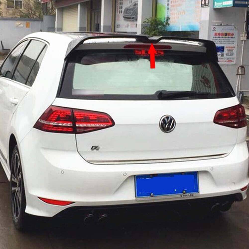 VW Golf MK7 Rear Spoiler Wing - ABS Gloss Black Roof Lip Spoiler for 2013-2019 TSI & TDI Models | Sporty Exterior Upgrade for Enhanced Aerodynamics & Style