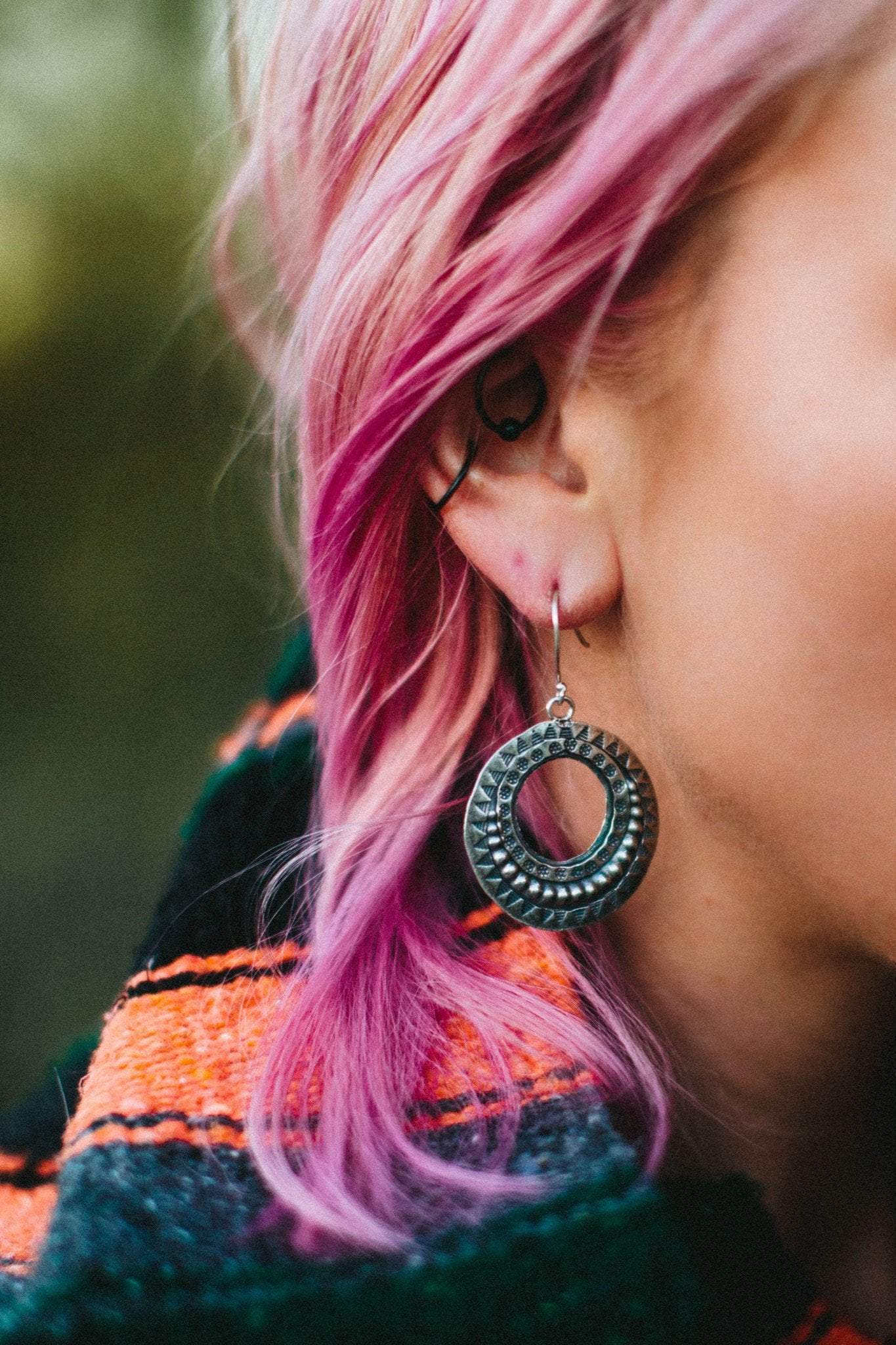 Handmade Hill Tribe Silver Earrings - Authentic Tribal Jewelry for Women - Perfect for Boho, Festival & Everyday Wear