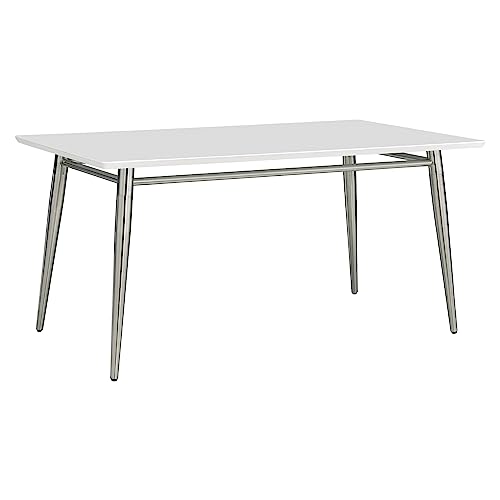 White Top With Brushed Nickel