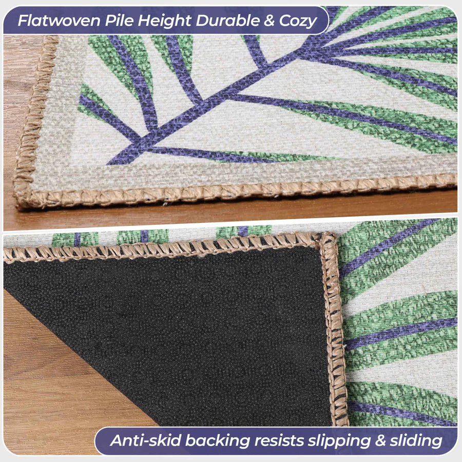 Non-Slip Animal Safari Playroom Rug for Kids - Soft Indoor Play Mat for Nursery, Bedroom & Play Area
