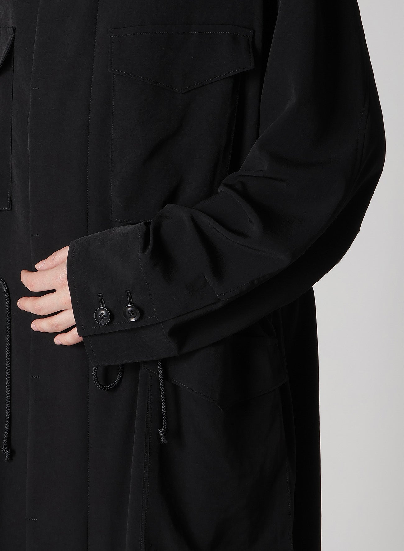 Elegant Crepe de Chine Long Dress with 4 Pockets - Perfect for Weddings, Parties & Formal Occasions