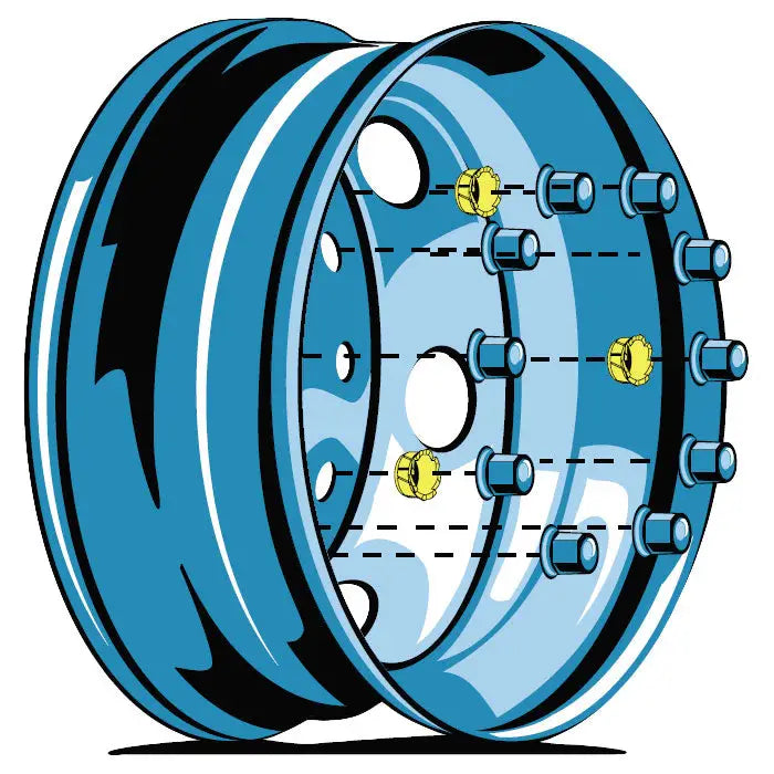 Ken Tool 30631 Wheel Centering Sleeves (22mm/26mm) - 6-Pack for Precision Wheel Alignment - Perfect for Auto Repair Shops and DIY Car Maintenance