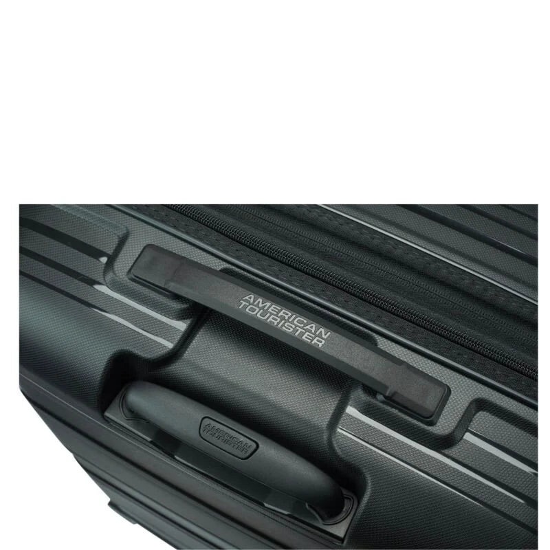 American Tourister Light MAX 3-Piece Luggage Set (Large, Medium, Small) - Black | Perfect for Family Travel, Business Trips & Weekend Getaways