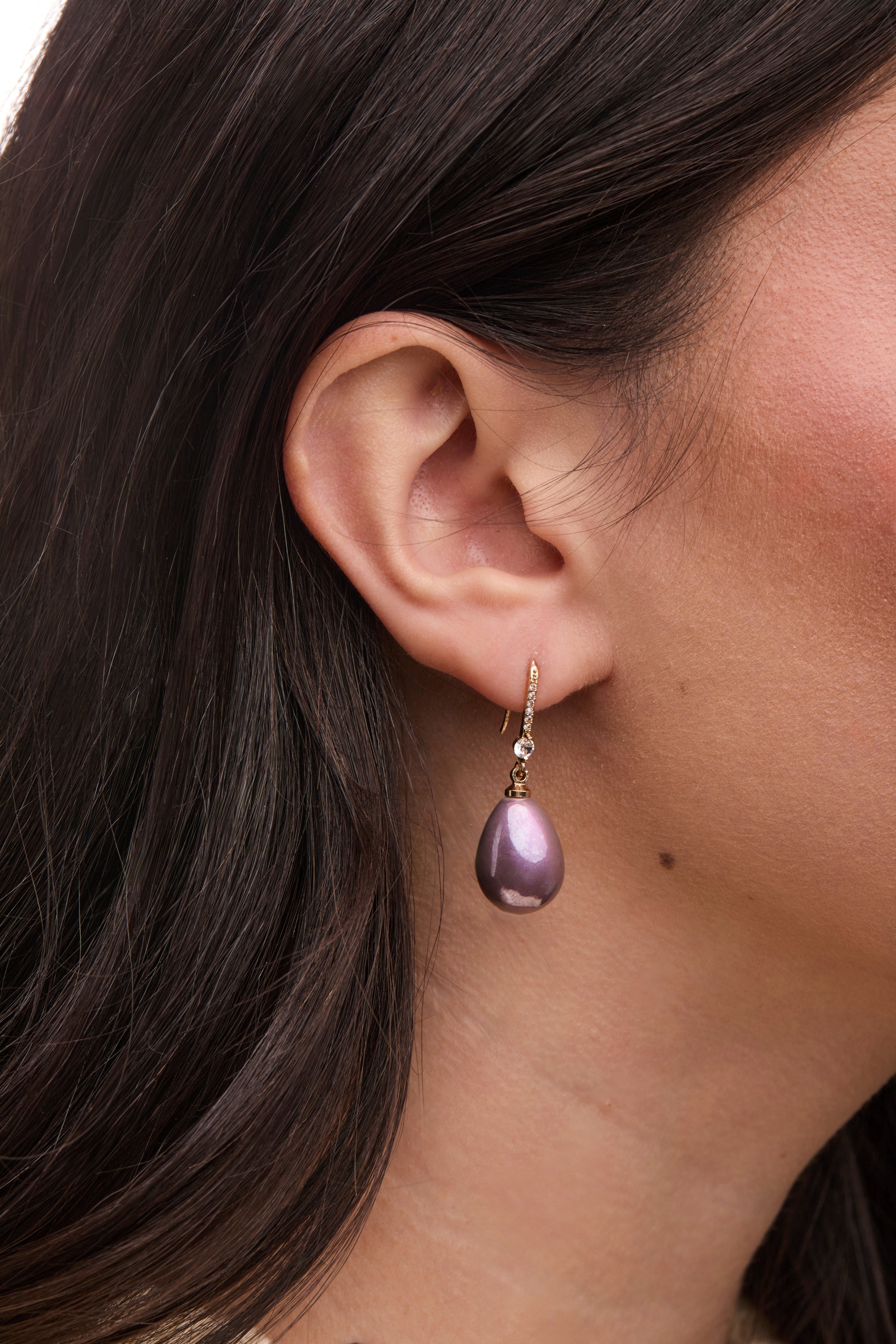 Elegant Colored Pearl Dangle Earrings for Women - Fashion Jewelry Gift for Party, Wedding & Special Occasions