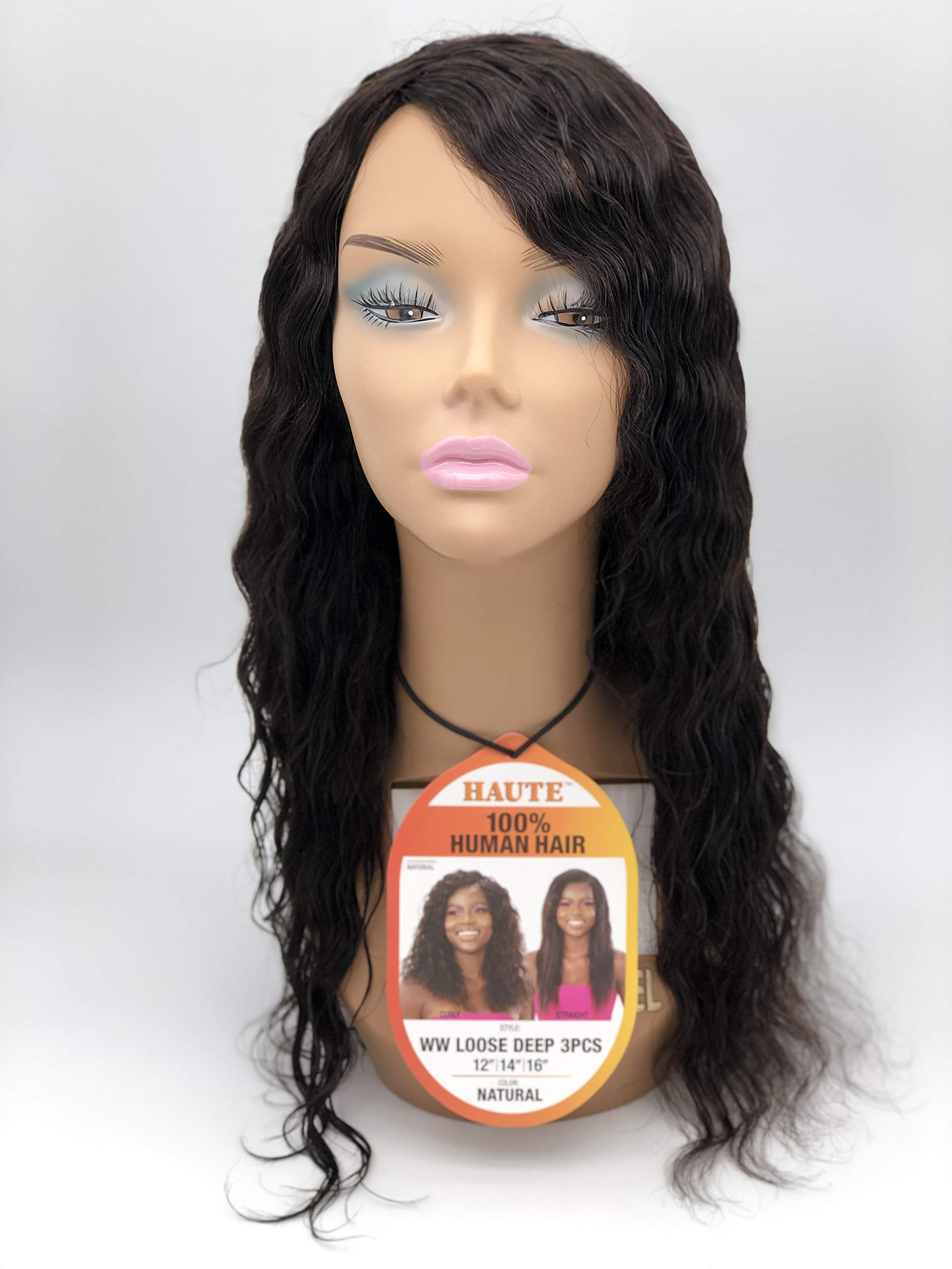 100% Natural Virgin Human Hair Wet & Wavy Bundle - 18