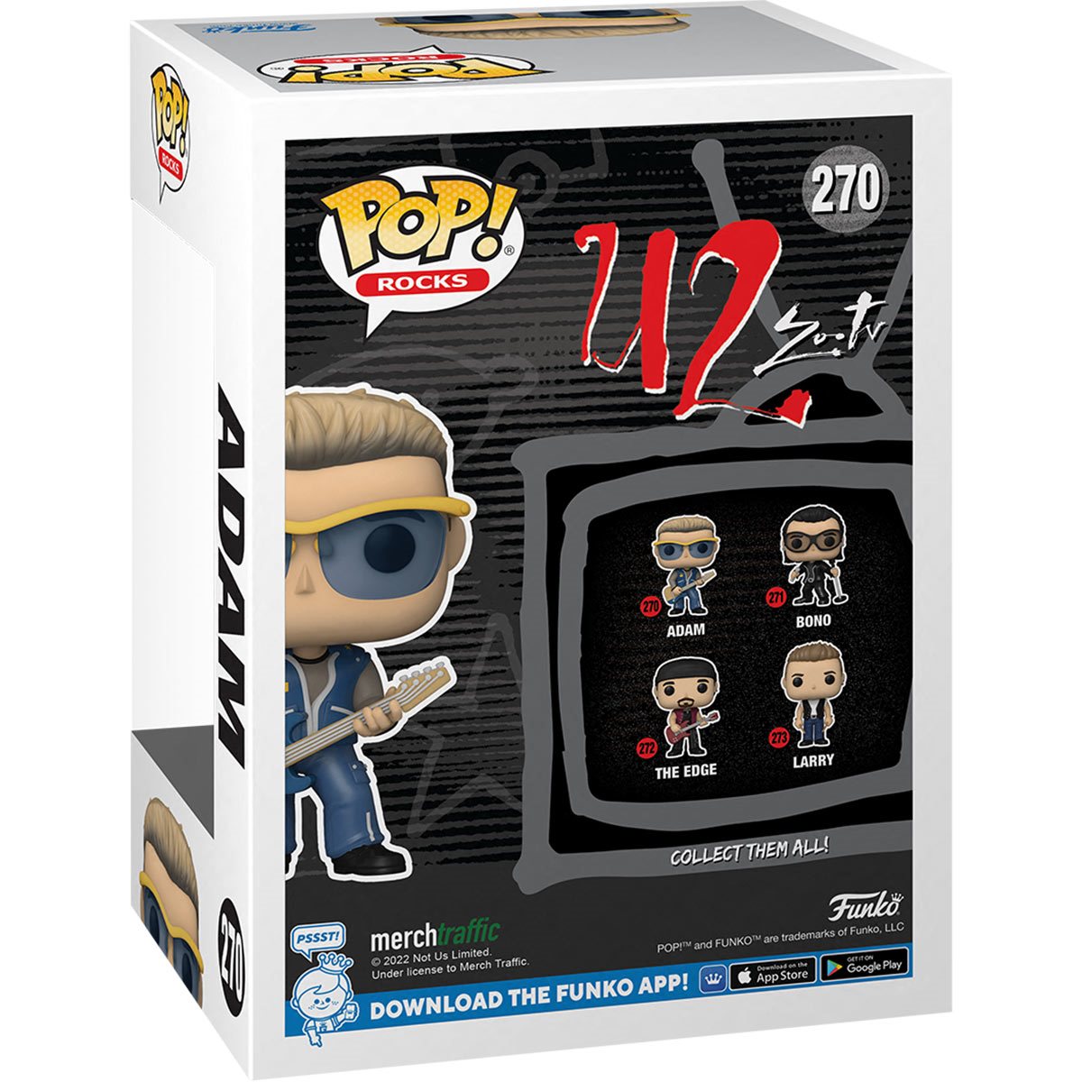 Funko Pop! Vinyl Figure - U2 Zoo TV Adam Clayton - Exclusive Collectible for Music Fans - Perfect for Display & Gifting