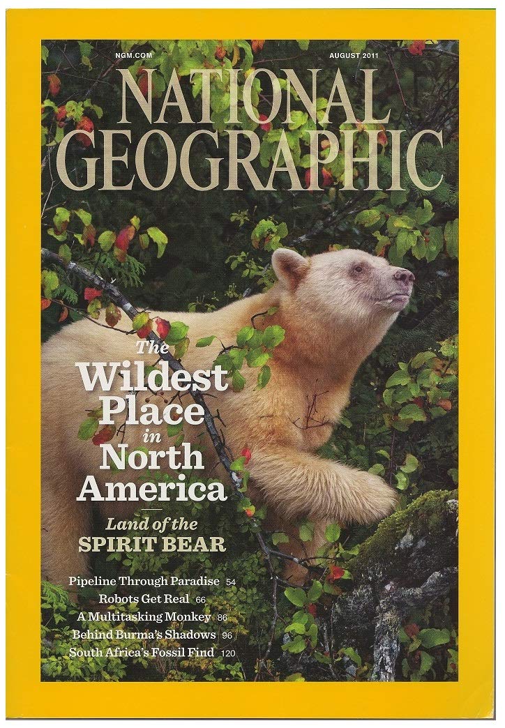 National Geographic August 2011 Issue - The Wildest Place in North America | Wildlife Exploration & Nature Photography | Perfect for Collectors & Outdoor Enthusiasts