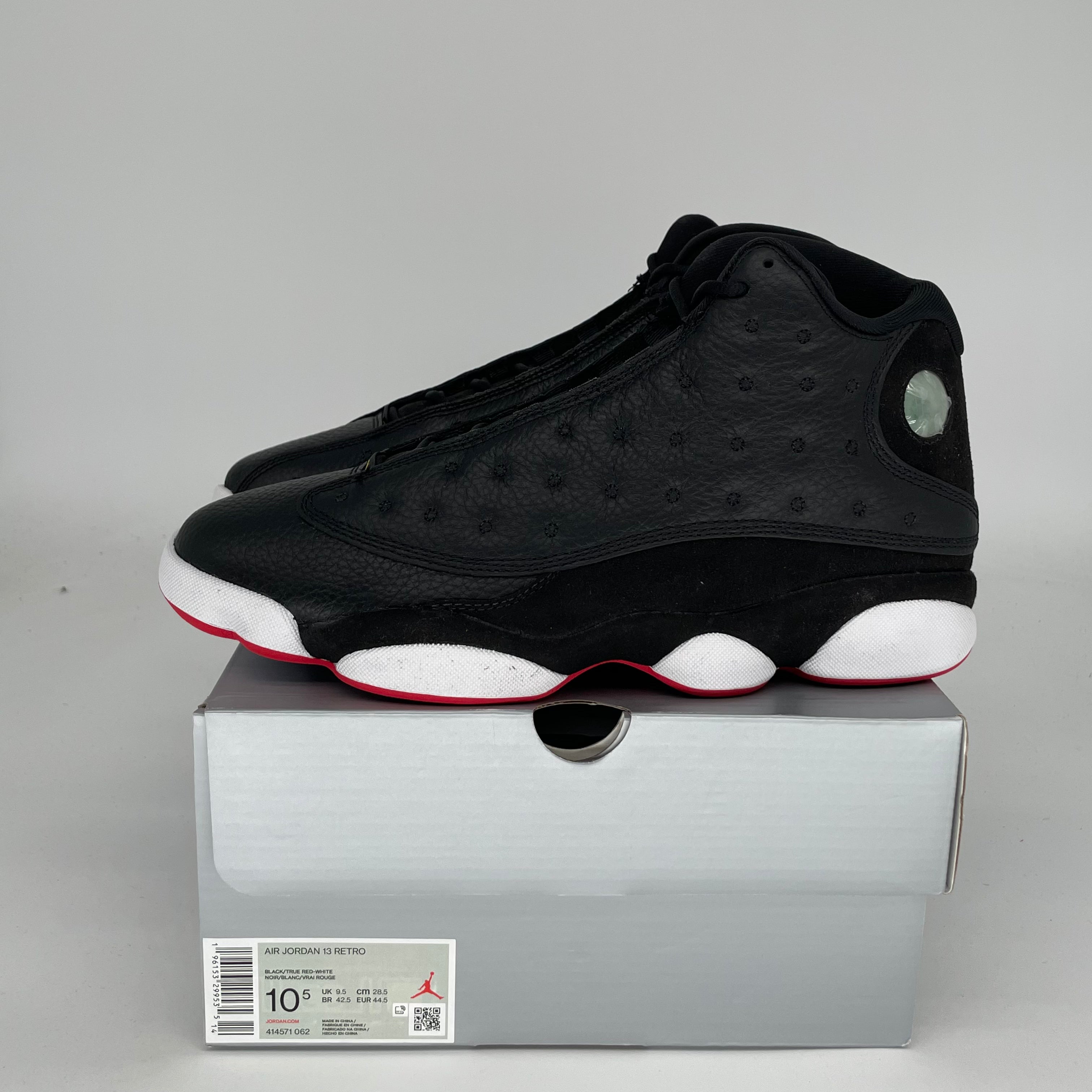 Original Title: AIR JORDAN 13 PLAYOFFS SIZE 10.5 414571 062   Optimized Title: **Air Jordan 13 Retro 'Playoffs' Basketball Shoes - Men's Size 10.5 (414571-062) - Authentic & New | Perfect for Basketball Games, Sneaker Collecting & Streetwear Fashion**