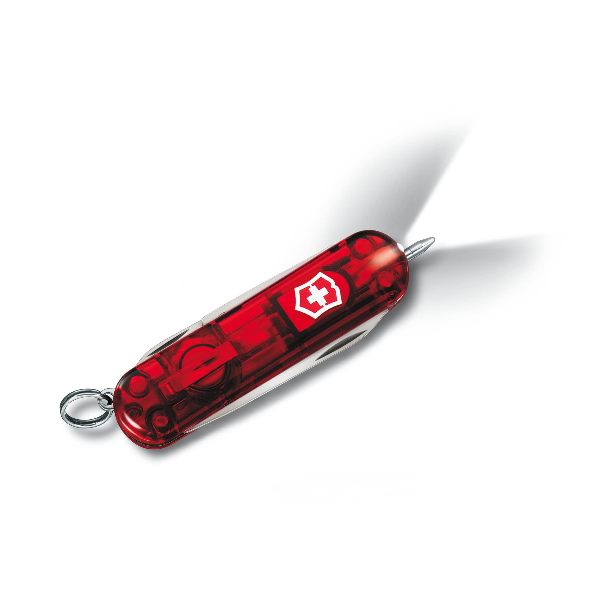 Victorinox Signature Lite Pocket Knife - Compact Multi-Tool with LED Light & Keyring | Perfect for Camping, Hiking & Everyday Carry (EDC)