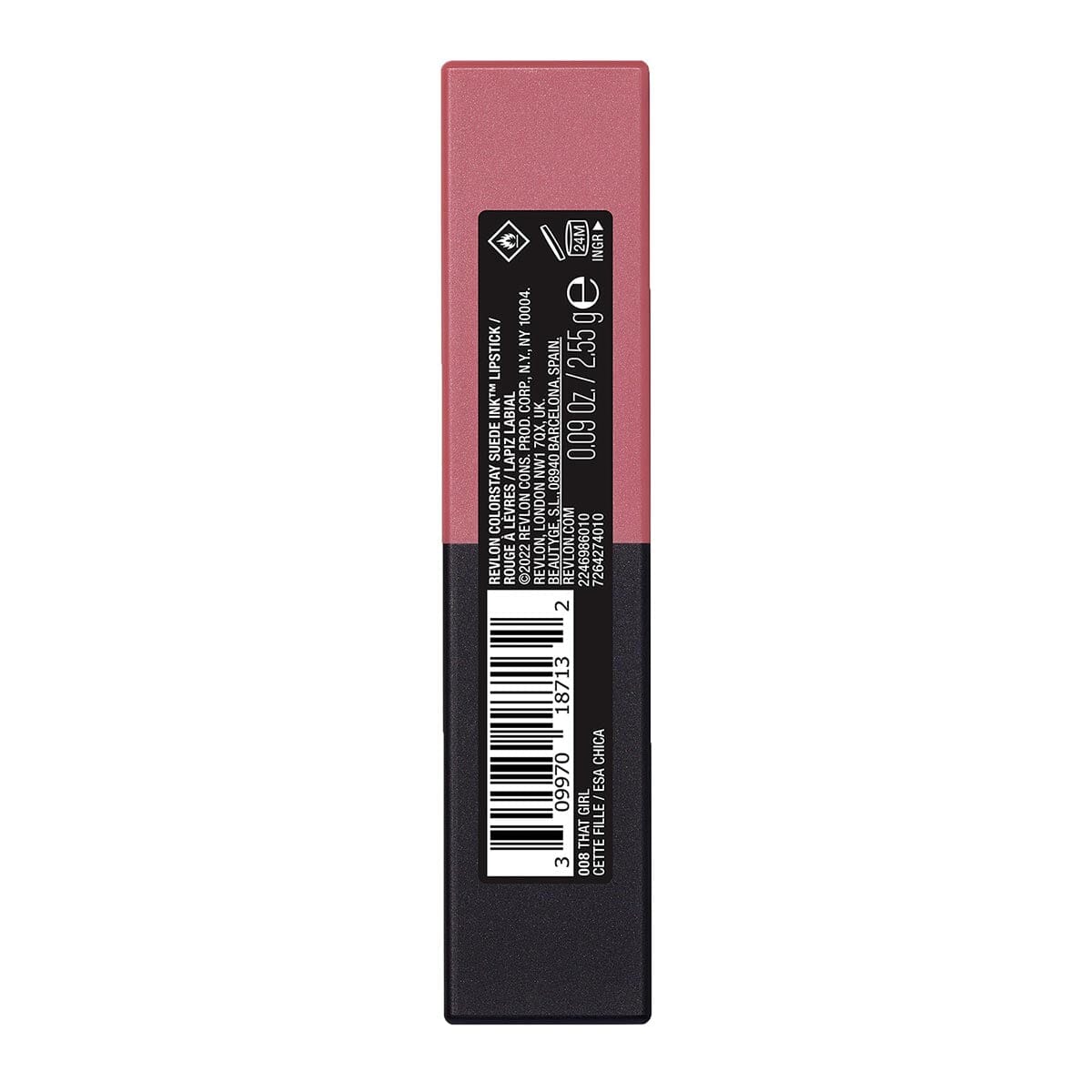 Revlon ColorStay Suede Ink Liquid Lipstick - Long Lasting Matte Lipstick, Shade 008 That Girl, Vegan & Cruelty Free - Perfect for Date Night, Parties & Everyday Wear