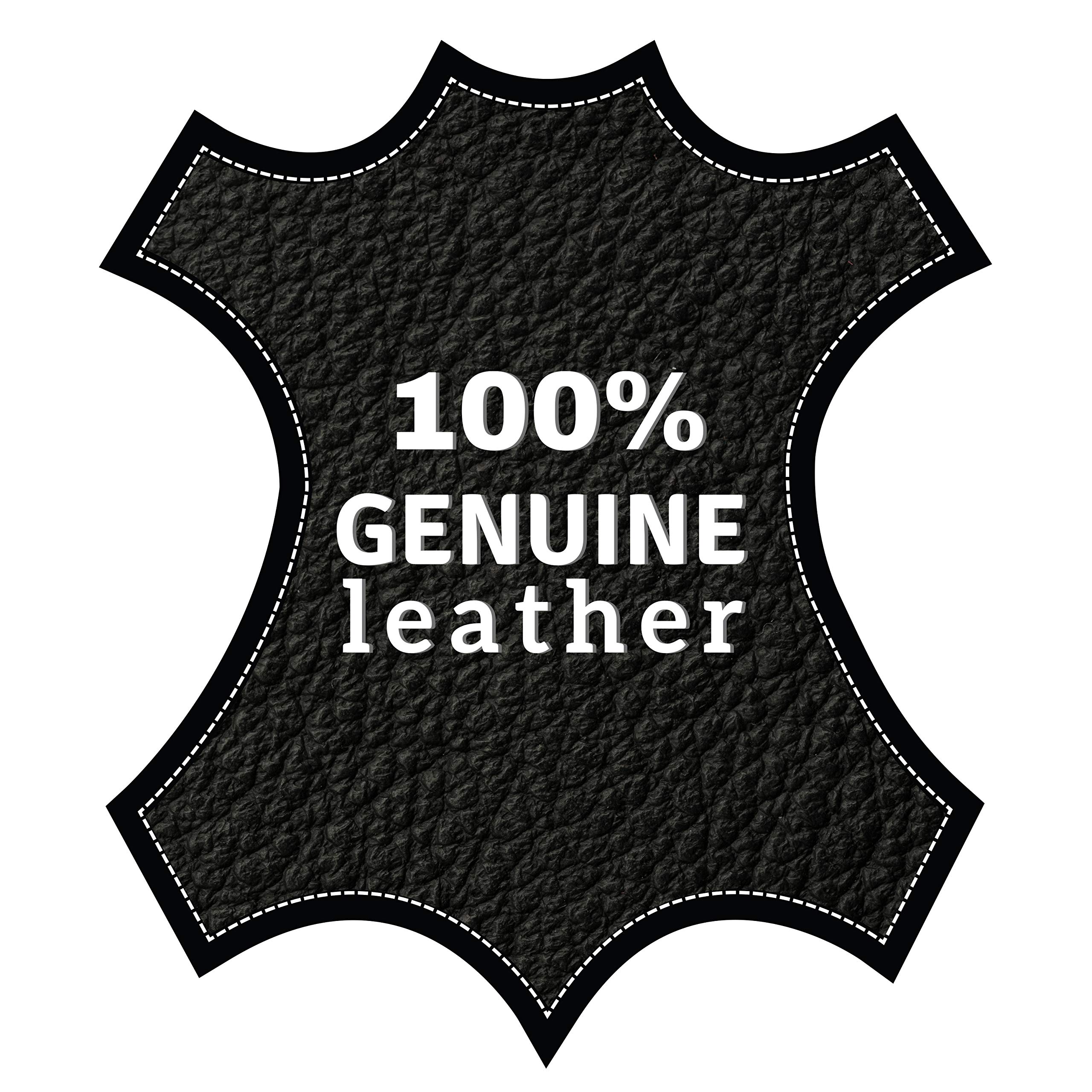 Premium Anatomic Overlay Horse Girth with Fancy Stitching - Soft Calfskin or Genuine Sheepskin Lining | Elite Leather Girth with Stainless Steel Roller Buckles & Elastic Ends for Dressage, Jumping & Trail Riding