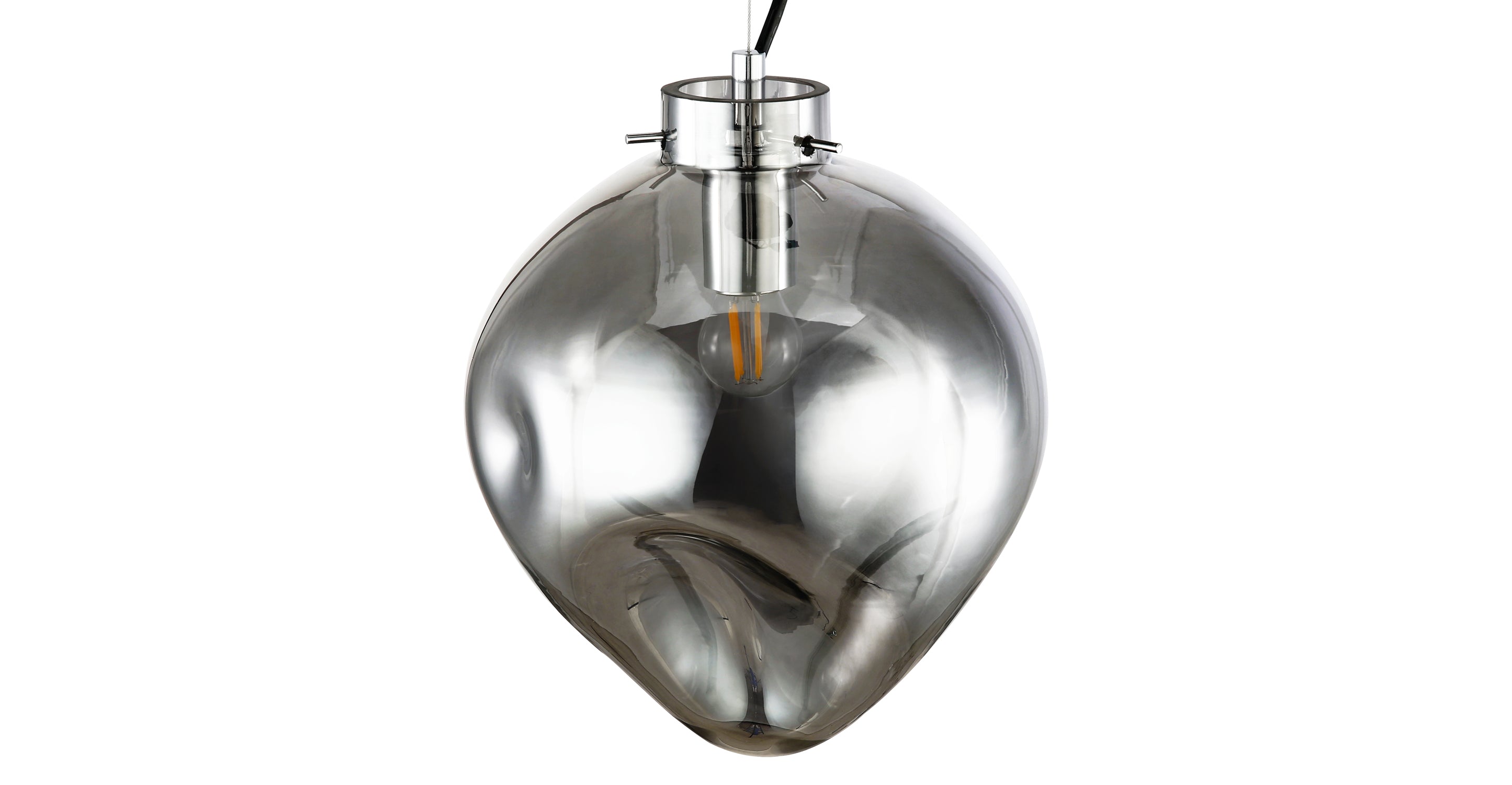 Modern Bette Pendant Light Fixture - Sleek Hanging Chandelier for Kitchen Island, Dining Room & Bedroom Lighting - Adjustable Height Contemporary Ceiling Lamp