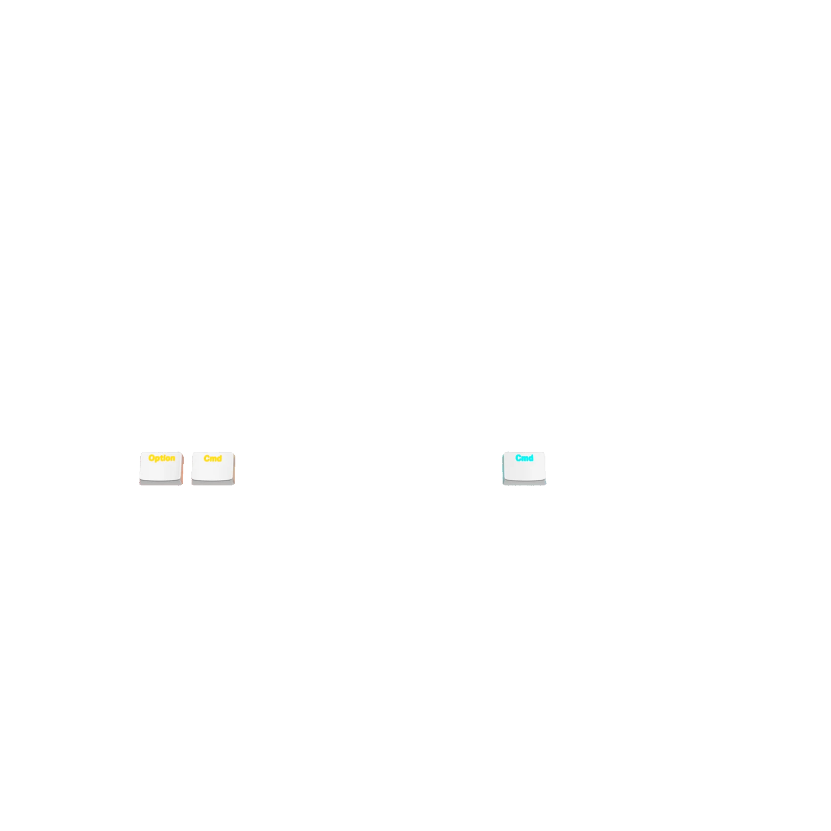 Aura V3 White Keycaps for Mechanical Keyboards - UK Layout | Premium PBT Keycap Set for Gaming & Typing | Compatible with Cherry MX Switches & RGB Backlit Keyboards