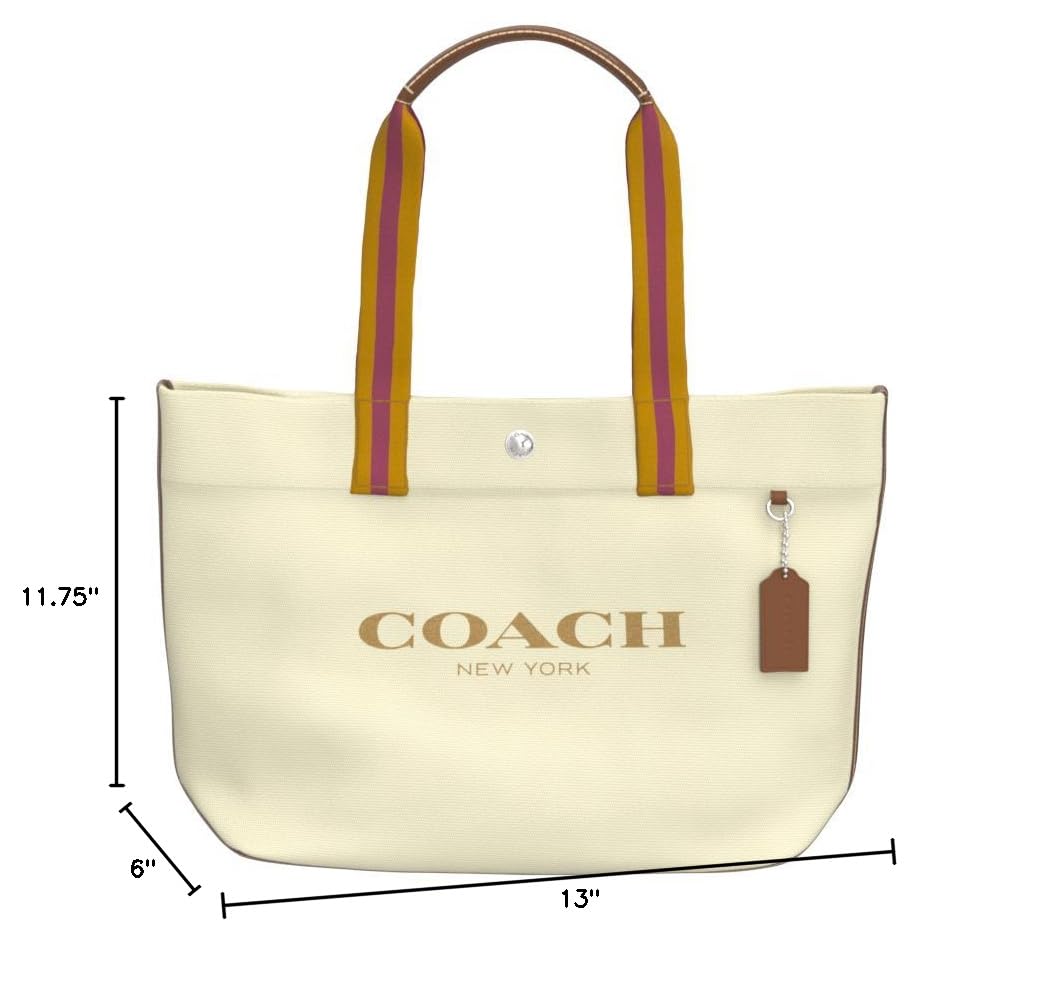 Coach Canvas Tote Bag for Women - Stylish & Durable Shoulder Handbag - Perfect for Work, Travel & Everyday Use