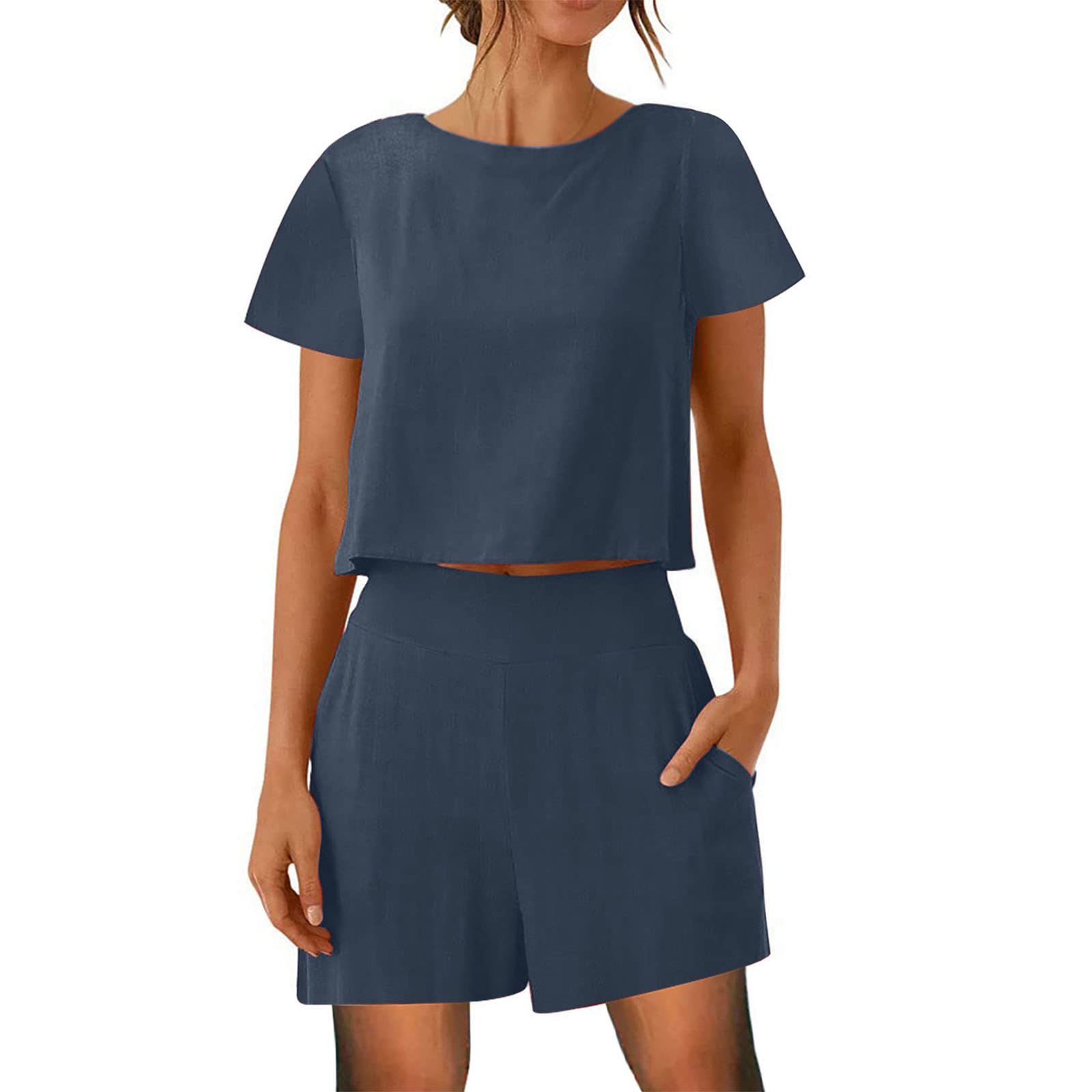 Stylish Matching 2-Piece Outfits for Women - Couples Vacation Sets & Comfy Lounge Shorts | Perfect for Mexico Getaways, Date Nights & Relaxing at Home
