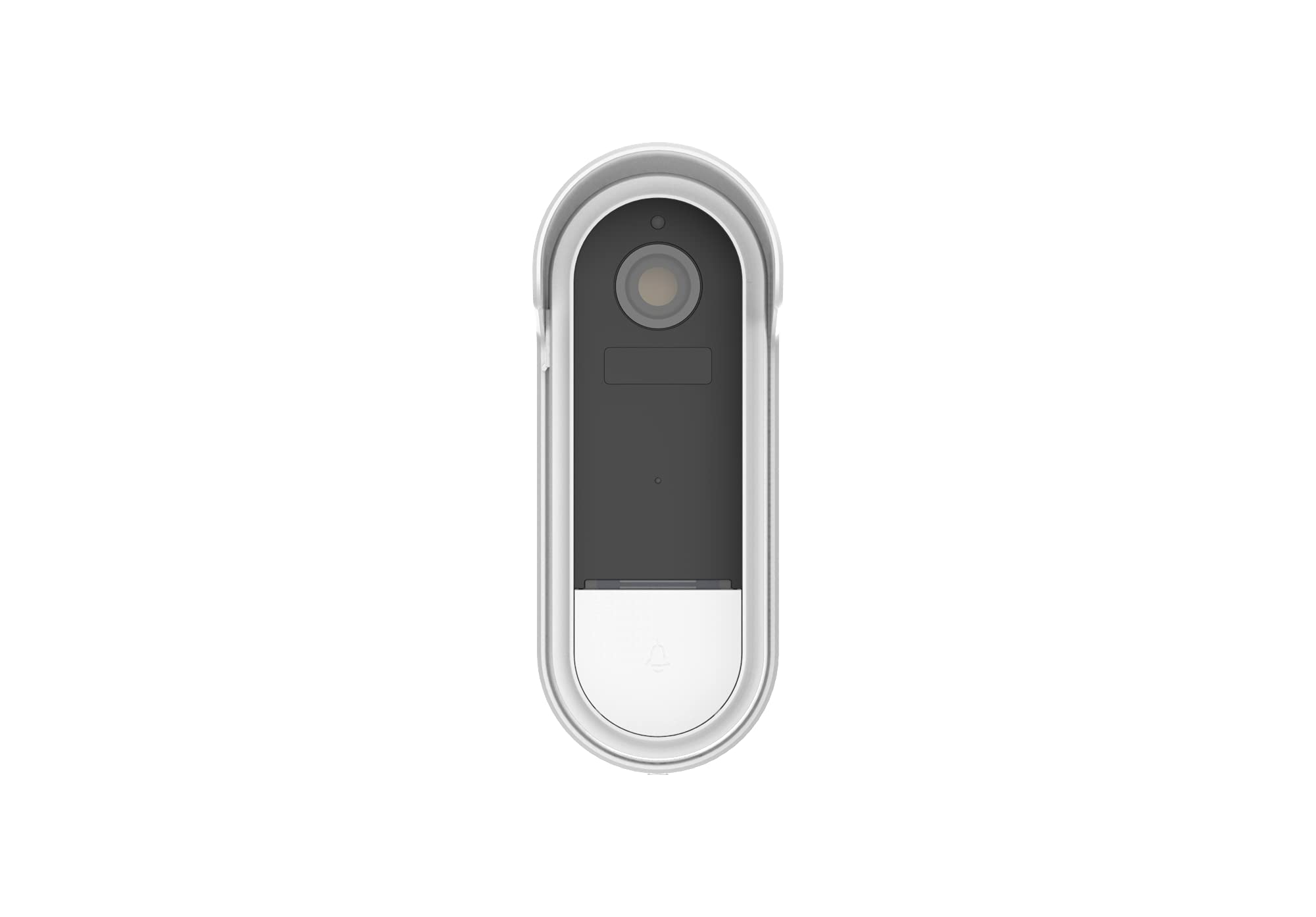 Logitech Wired Doorbell with Alexa/Google Home Compatibility - USB Cable & Power Adapter Included, Adhesive Stickers for Easy Installation - Perfect for Smart Home Security & Front Door Monitoring