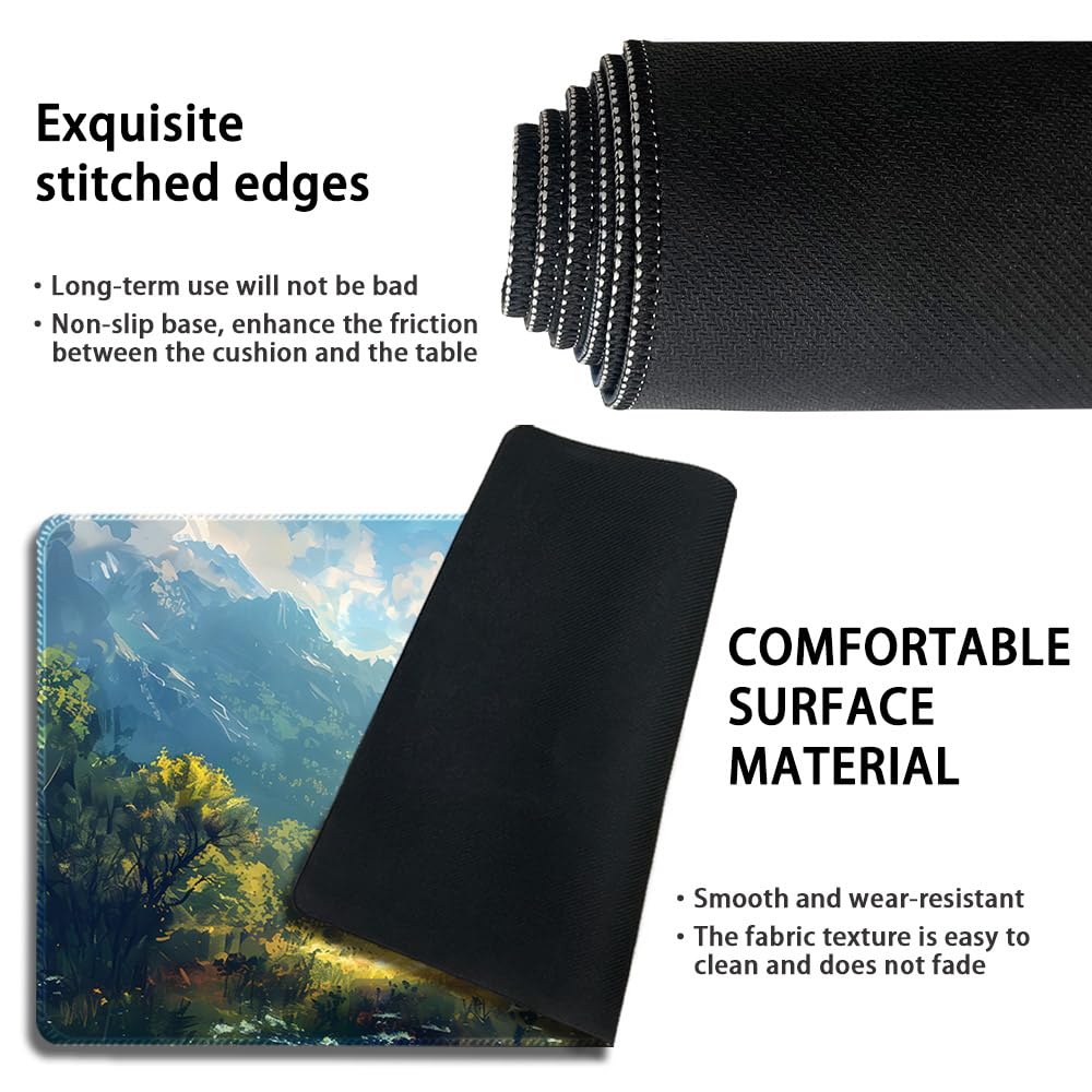 Premium MTG Playmat with Zone & Locking Edges - Waterproof Storage Bag Included - 44