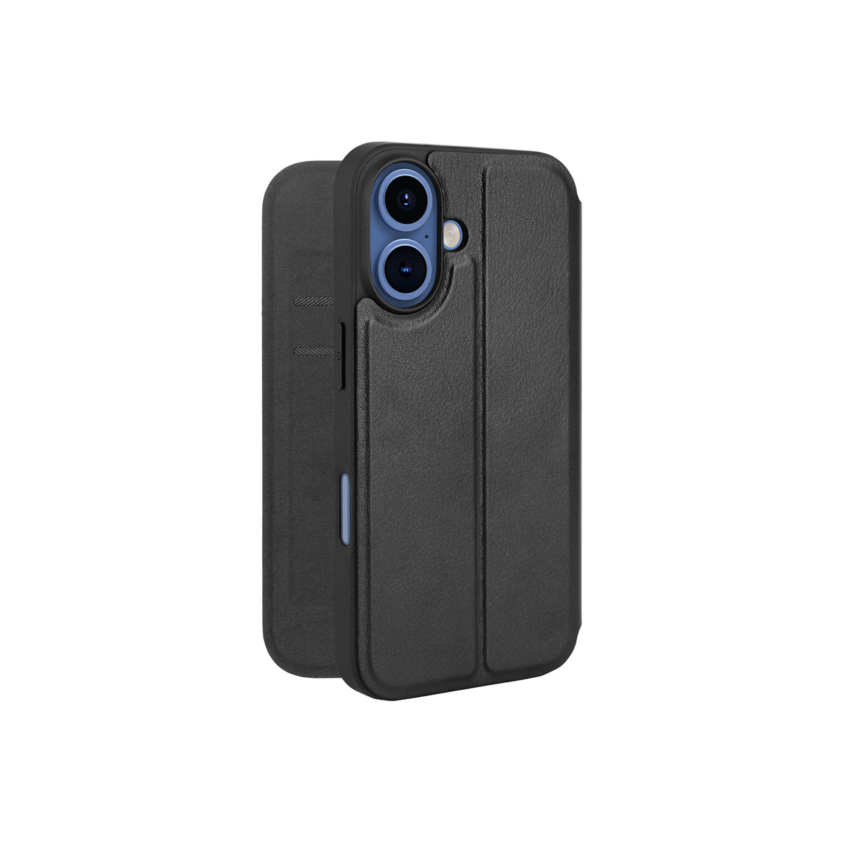 3sixT SlimFolio LTE Protective Case for iPhone 16 - Ultra Thin & Lightweight Black Cover with Secure Grip | Perfect for Everyday Use, Travel & Business Professionals