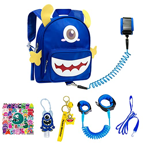 **Kids Safety Backpack with Leash - Cute Cartoon Toddler Backpack for Boys & Girls, Anti-Lost Child Backpack for Travel, School & Outdoor Adventures**