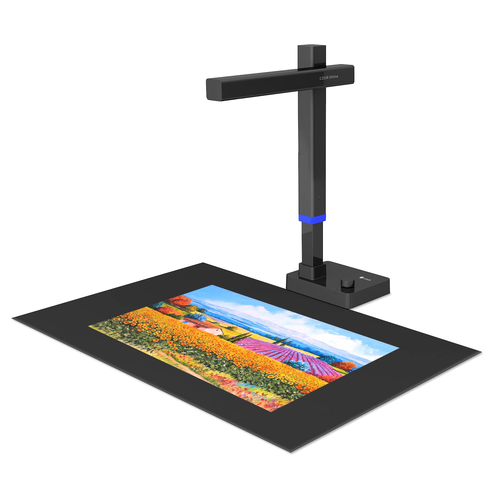 CZUR Shine Ultra Pro 24MP High-Speed Document Scanner - USB Book Scanner & Portable Document Camera with A3 Large Format Scanning, Adjustable Height, 440 Max DPI - Compatible with Windows & Mac - Perfect for Office, Library & Home Document Digitizing