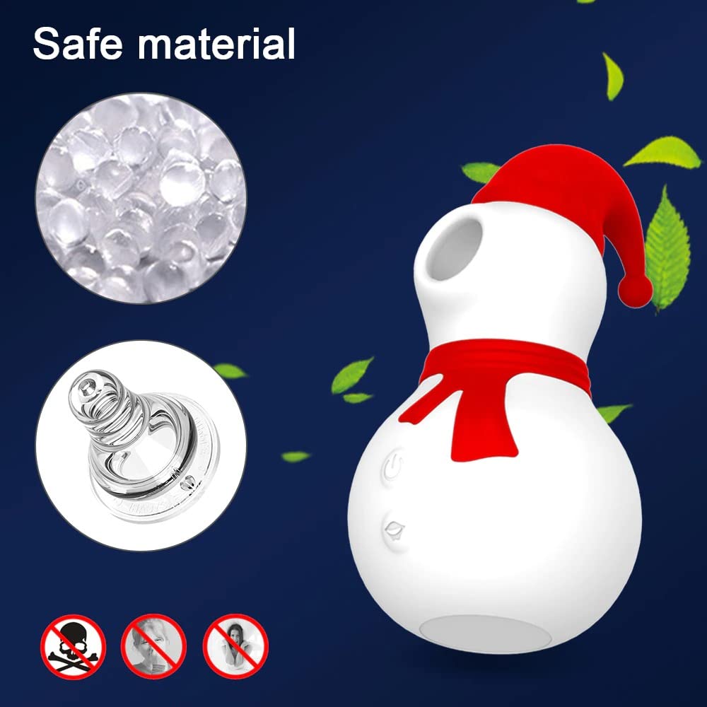 HEVIDENCIA Christmas Toys - Women's Clitoral & Nipple Sucking Vibrator with 10 Vibration Modes, Perfect Holiday Sex Toy & Romantic Gift for Couples - Great for Valentine's Day, Anniversary & Intimate Moments