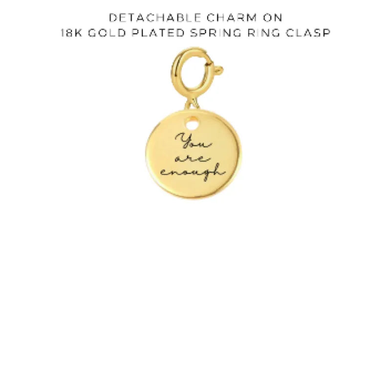 Personalized Engraved Charms with Detachable Clasp - Custom Name Jewelry for Necklaces & Bracelets - Perfect for Gifts, Anniversaries & Special Occasions