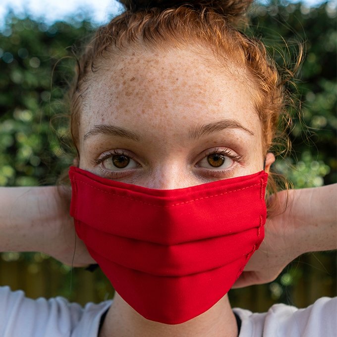 DODOcase Solid Cloth Face Mask - Reusable & Washable Fabric Mask for Adults - Breathable & Comfortable for Daily Use, Travel, and Outdoor Activities