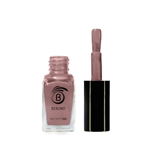 Beromt Matte Sugar Crush Nail Polish - Butterscotch Candy Shade BNP634 | Long-Lasting Vegan Nail Lacquer for Fall & Winter Manicures