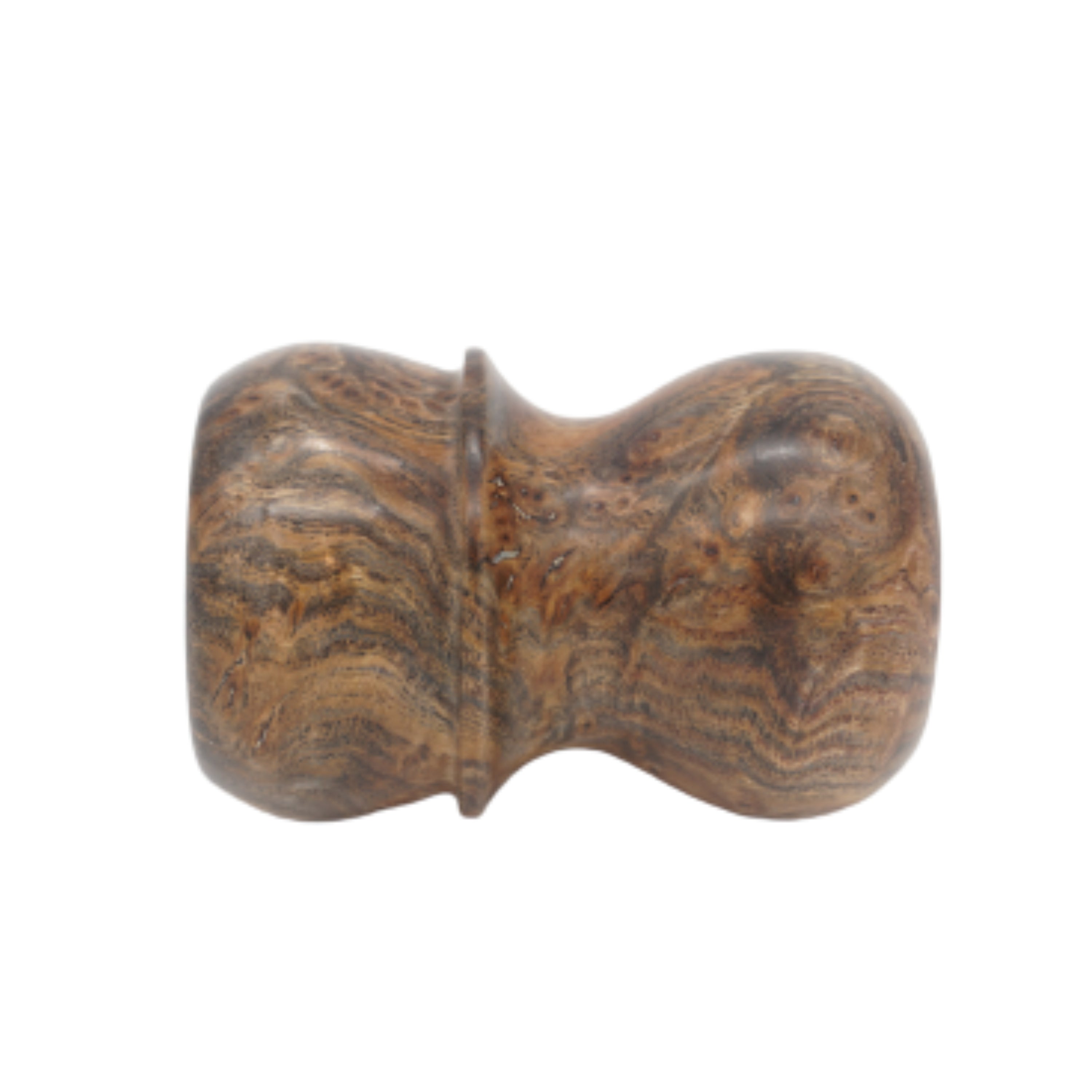 Premium Stabilized Elm Burl Wood Shaving Brush Handle - Fits 24mm & 26mm Knots - Handcrafted for Wet Shaving Enthusiasts - Perfect for Traditional Barber Shops & Luxury Grooming Gifts