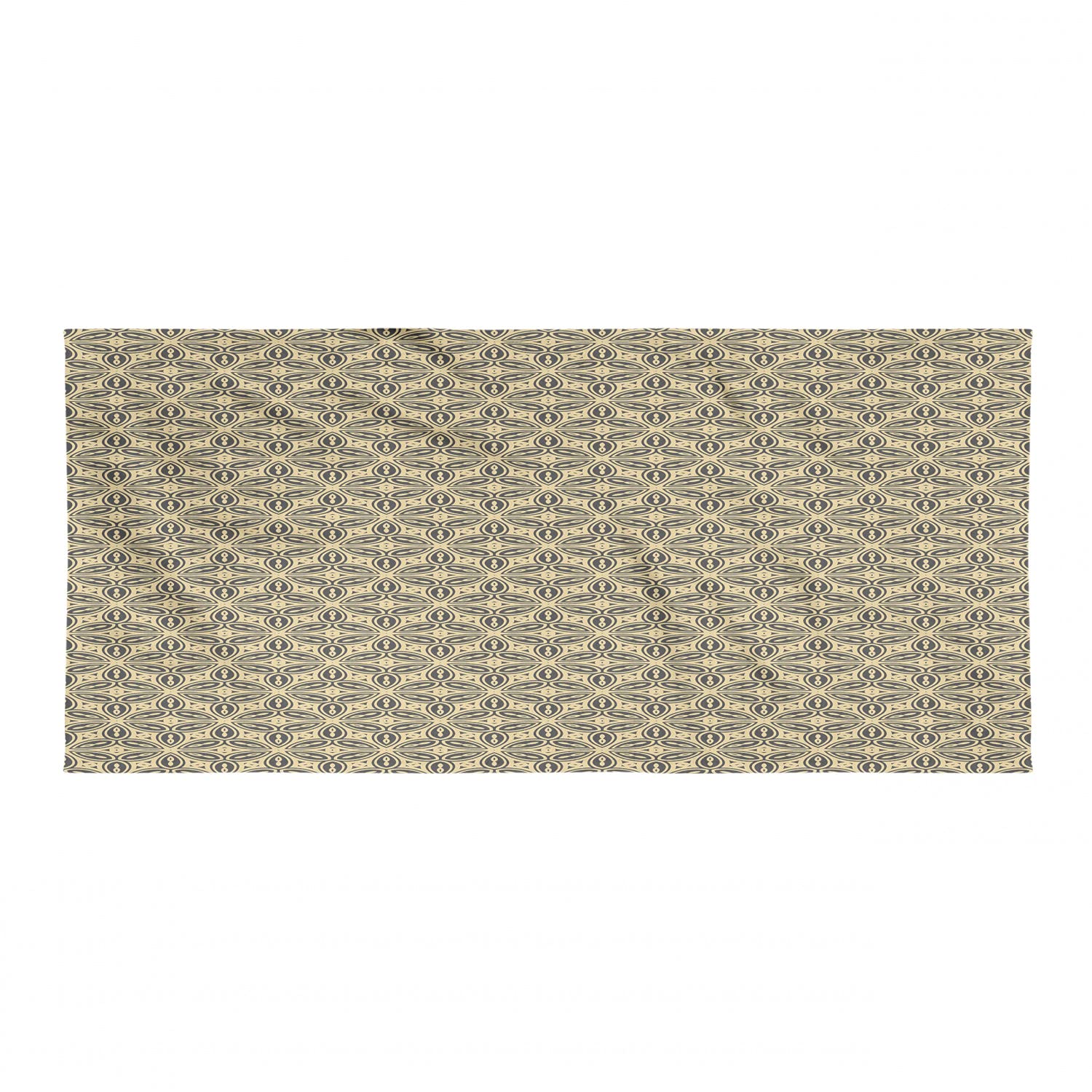 Ambesonne Abstract Backpacking Towel - Quick Dry Soft Absorbent Microfiber Travel Towel for Camping, Hiking, Beach, Gym & Outdoor Activities - Pale Camel Charcoal Grey Pattern
