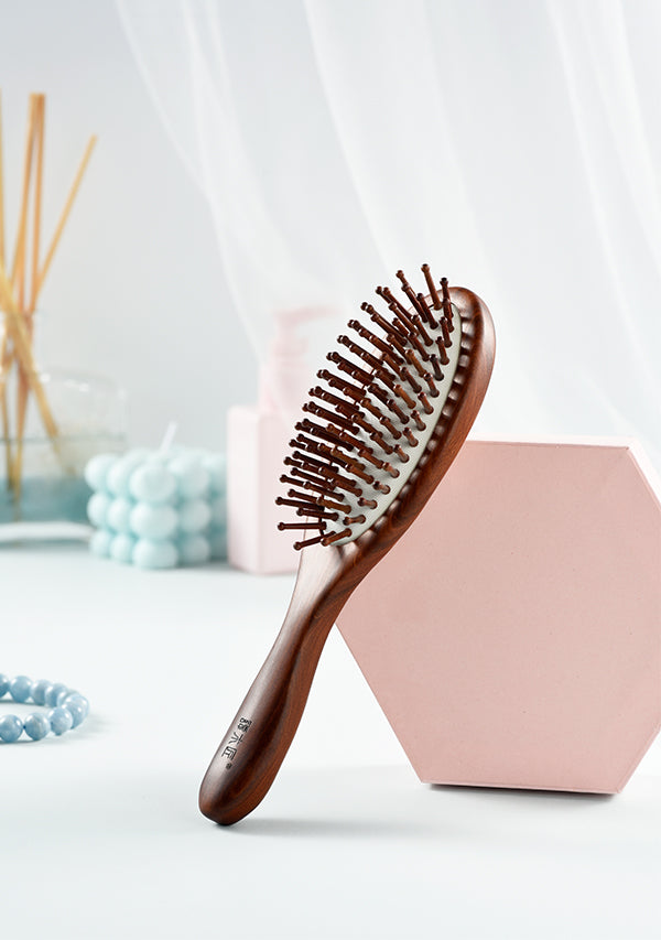 Joy of Fish Paddle Hair Brush - Detangling Wet & Dry Hair - Perfect for Salon, Home Use & Travel - Smooth & Pain-Free Styling