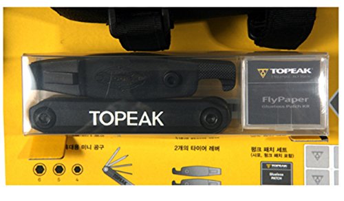 Topeak Deluxe Bike Starter Kit - Multitool, TriBag & Pump for Road & Mountain Bikes - Perfect for Cycling Maintenance & On-the-Go Repairs