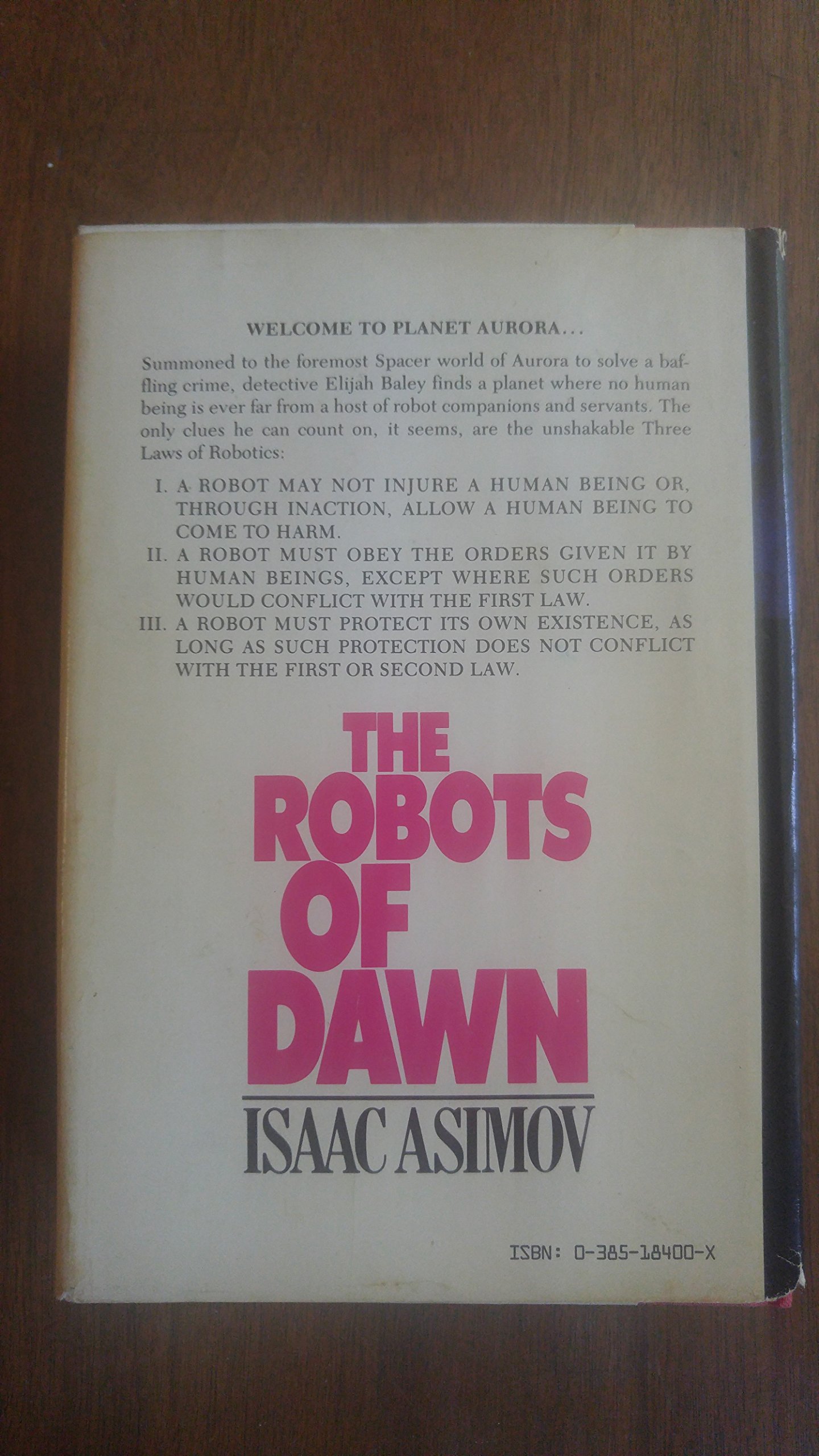 The Robots of Dawn - Science Fiction Novel by Isaac Asimov | Perfect for Sci-Fi Book Clubs & Futuristic Reading
