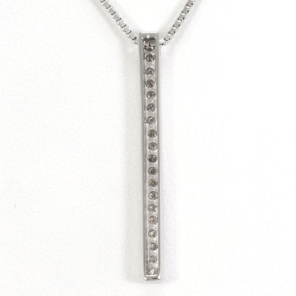 18K White Gold Diamond Necklace for Women - Elegant Pendant Jewelry for Weddings, Anniversaries & Special Occasions