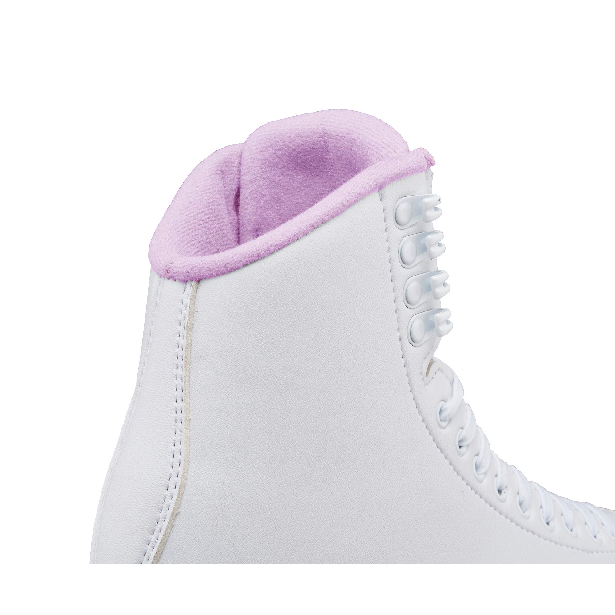 Jackson Classic 380 Women's Figure Skates - Medium Width Purple Ice Skates Size 8 with Skate Guards - Perfect for Recreational Skating, Ice Dancing & Training Sessions
