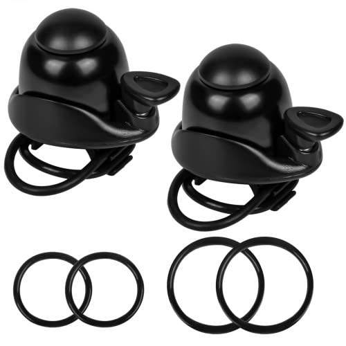Dokpav 2-Pack Adjustable Aluminum Bike Bells - Loud Universal Bicycle Horn for Adults & Kids - Perfect for Road Bikes, Mountain Bikes & Sports Bicycles | Great for Commuting, Cycling Safety & Outdoor Adventures