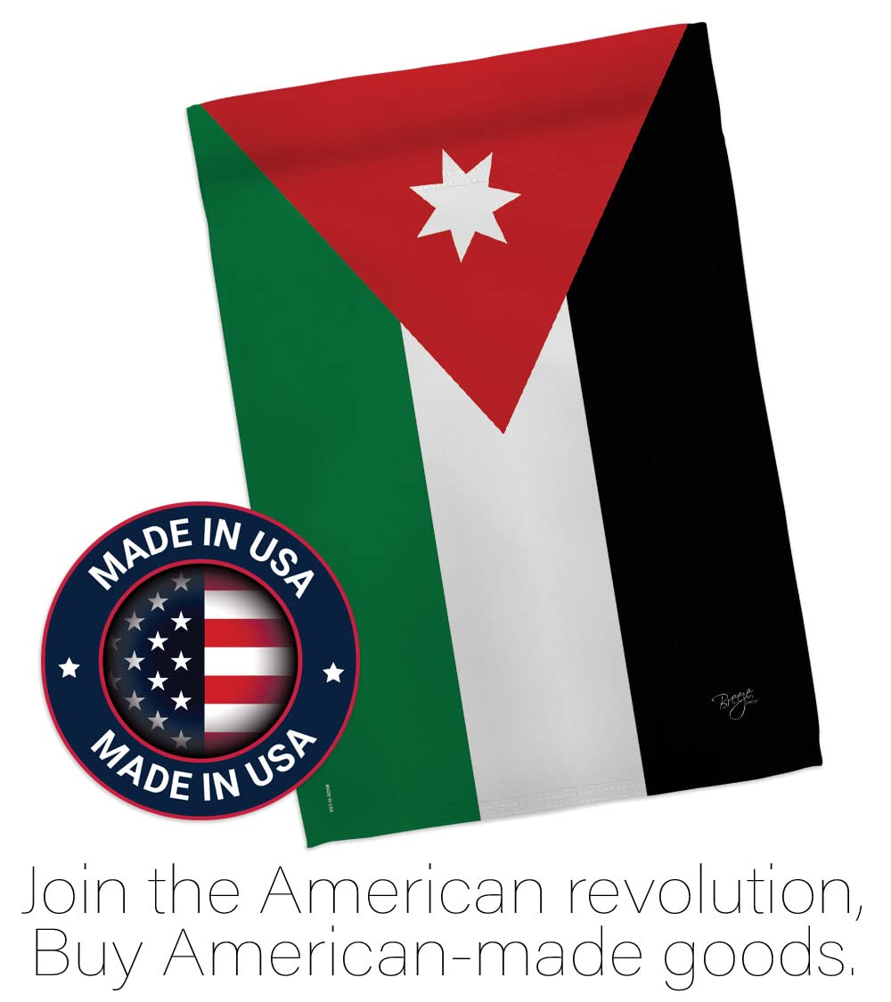 Jordan Nationality House Flag Set - 28