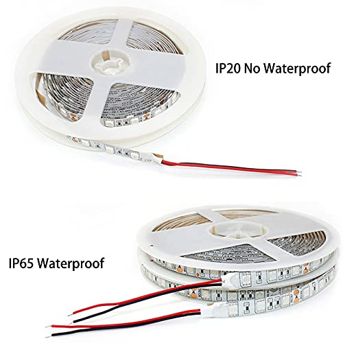 DC12V Full Spectrum LED Grow Light Strip 1m/2m/3m/4m/5m - Red Blue Ratio 3:1/4:1/5:1 - Waterproof Plant Growth Light for Indoor Hydroponics, Greenhouse & Vertical Farming (5M 3:1 Waterproof Model)