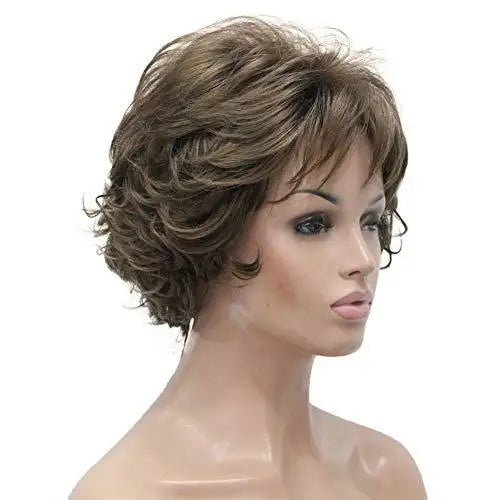 Short Layered Pre-Styled Synthetic Wig for Women - Heat Resistant & Natural Look - Perfect for Cosplay, Daily Wear & Special Occasions
